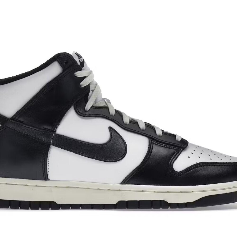 Nike Dunk High Women’s Size 8 Vintage White/Black Coconut Milk DQ8581-100